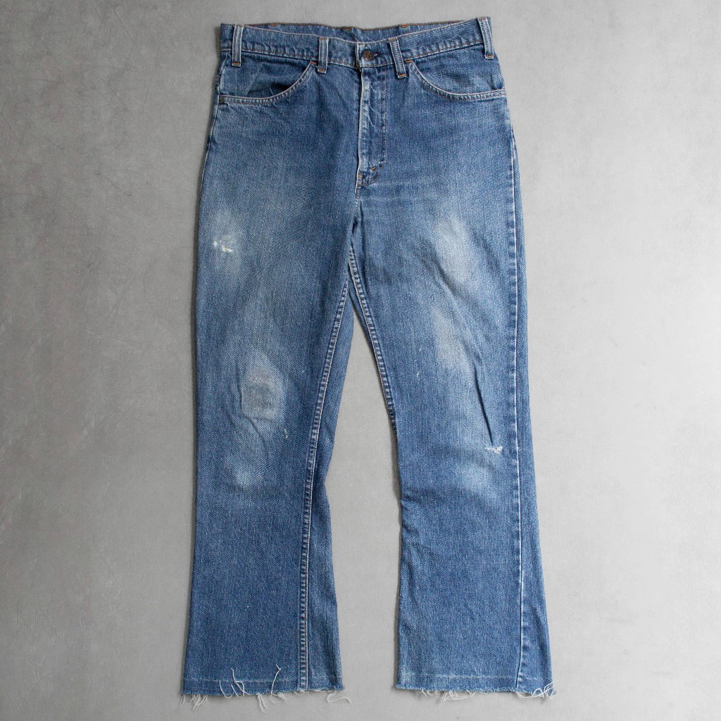 《白木11》 70S LEVIS 646 BELL DENIM 美國製 淺藍 靴型 牛仔 丹寧 長褲