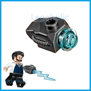 LEGO 樂高 76100 珍珠深灰色 手盔甲 含藍透明雷射閃電 全新品, 配件 武器 手甲 15407