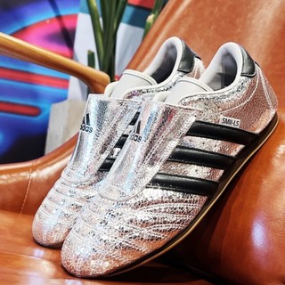ADIDAS 休閒鞋 TAEKWONDO W 爆裂銀黑 亮面 復古 女 JH9664