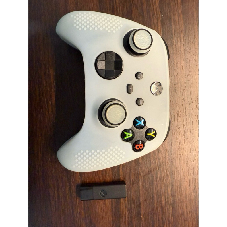 Xbox手把(series s x黑色)+xbox原廠usb接收器