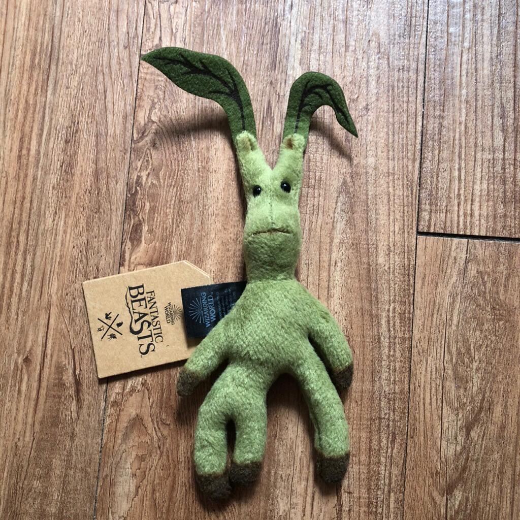 東京哈利波特影城購入-《怪獸與牠們的產地》週邊-人氣魔法植物角色-皮奇