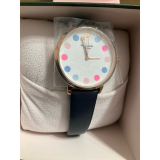 全新 Kate Spade 藍色真皮手錶 ksw9027