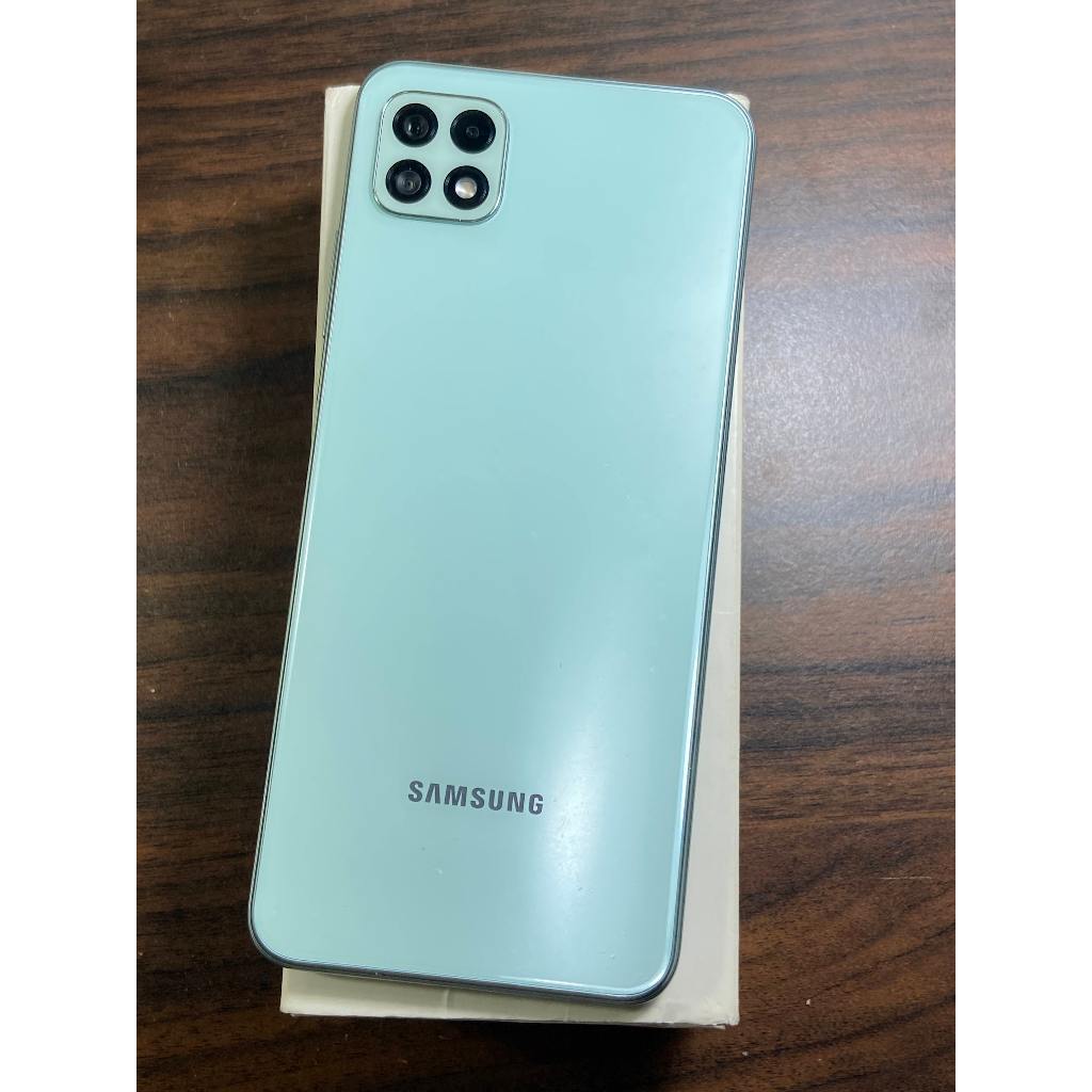SAMSUNG A22 4G+64G 5G手機 二手三星手機 綠色 (指紋不能用)