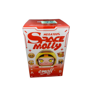 SPACE MOLLY 100%×emoji™系列盲盒POPMART MOLLY MEGA SPACE 100%週年
