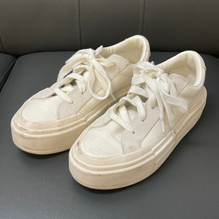converse all star 厚底 帆布鞋 小白鞋 US7 CHUCK TAYLOR ALL STAR CRUIS
