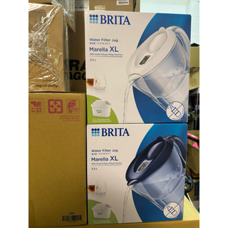 德國BRITA mxpro馬利拉濾水壺 3.5L(白/藍) 含MXPRO濾芯x1個