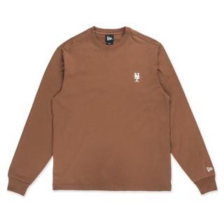 NEW ERA 長袖上衣 TIMELESS MINIMAL 紐約大都會 咖啡 NE14418230