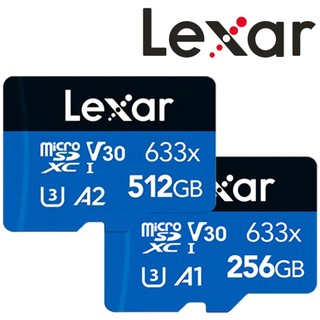 Lexar 雷克沙 512G 256G microSDXC UHS-I U3 633x 記憶卡 128G 小米 TAPO