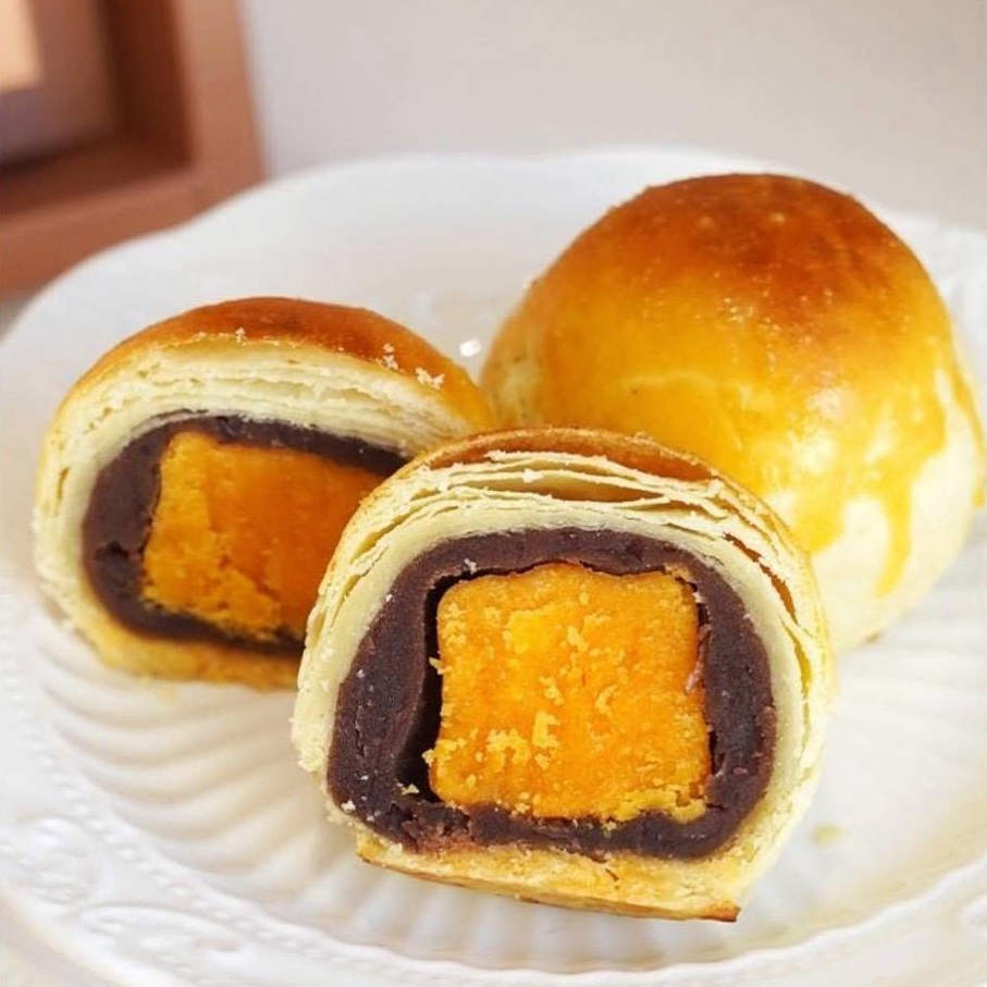 【采棠肴】-紅豆蛋黃酥8入/12入 中秋月餅 中秋禮盒 伴手禮