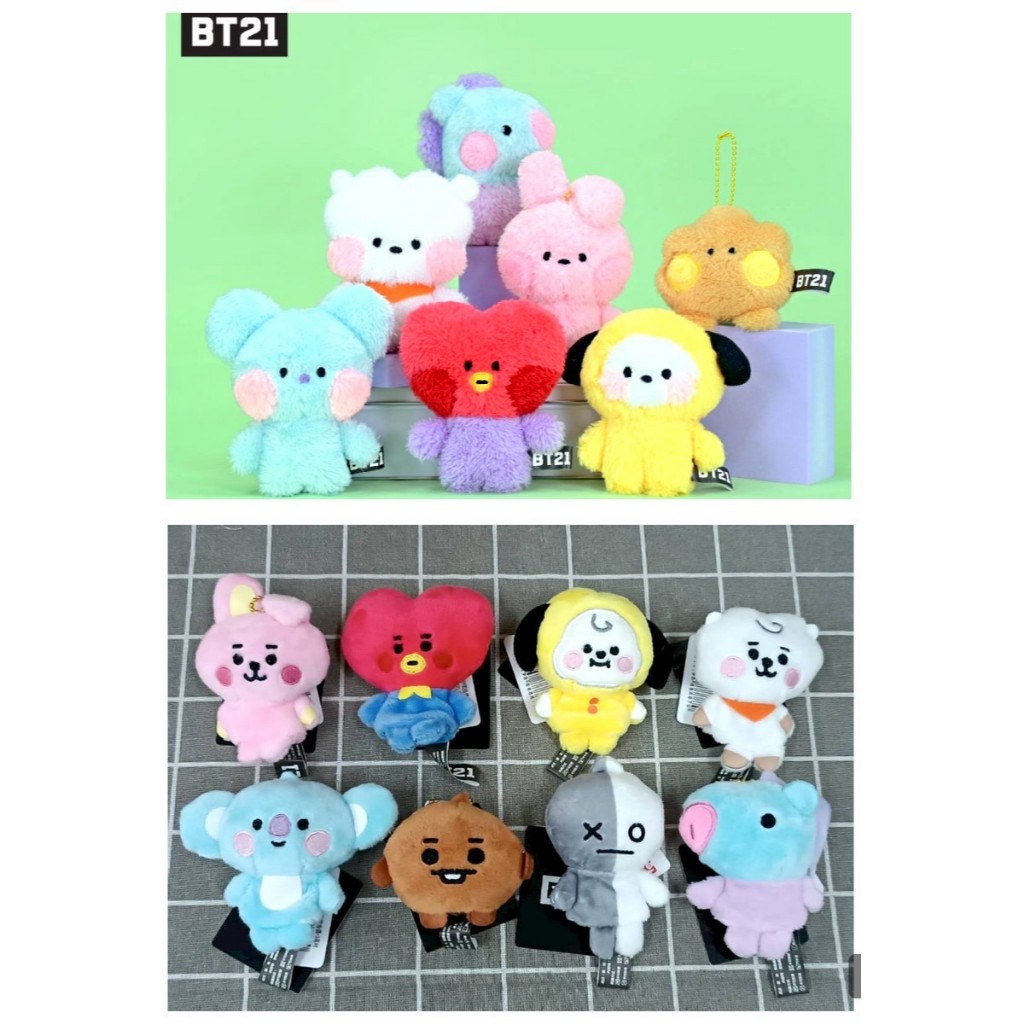 BT21娃娃 3吋BT21指偶吊飾  3吋BT21- minini系列 宇宙明星娃娃  BT21吊飾娃娃 BABY款