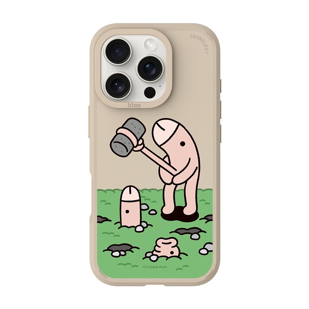 【TOYSELECT】屌面人Lanparman打地鼠峽谷強悍MagSafe iPhone手機殼
