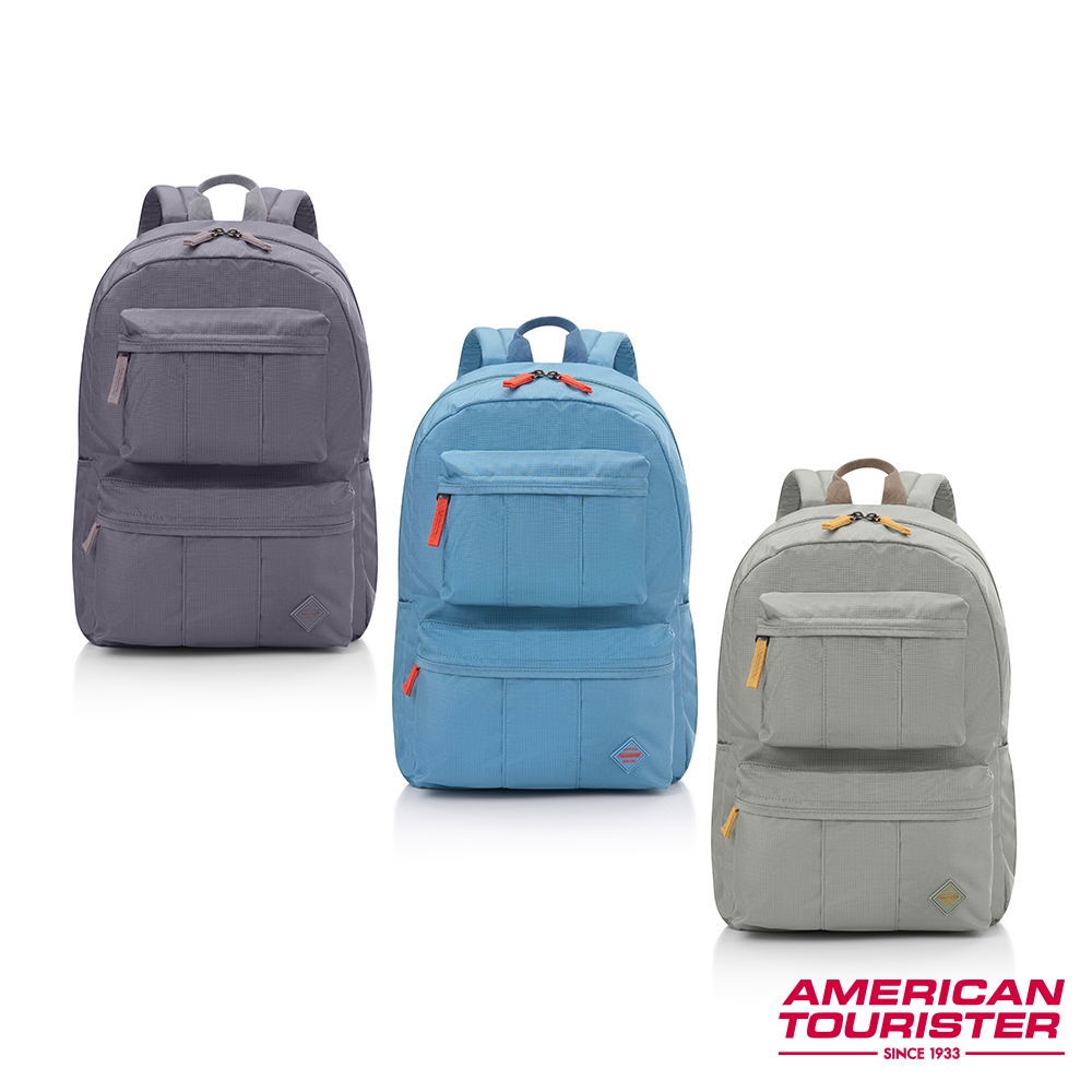 AT美國旅行者 AMERICAN TOURISTER 後背包/雙肩包/通勤包/男包/女包 RILEY 輕量大容量多層休閒