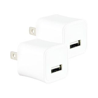 【NDr.AV】USB-510 1A USB智能充電器2入(全球通用usb 豆腐頭 1a智能充電器/USB-510)