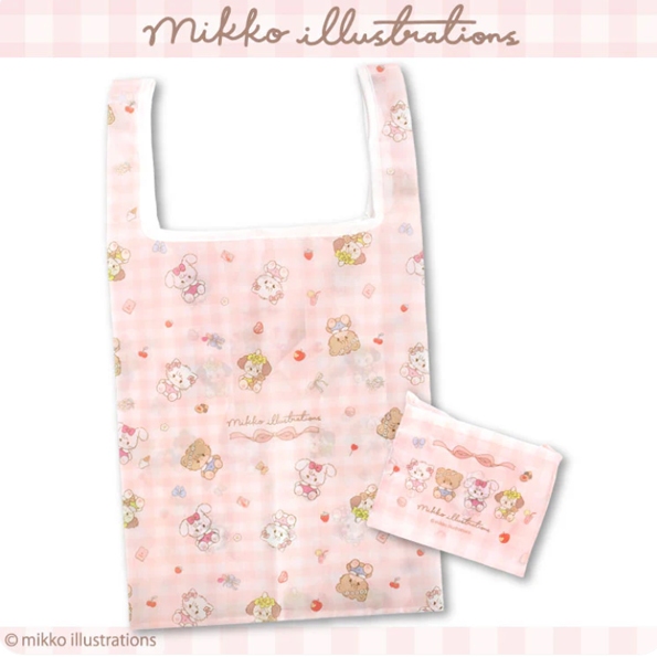 【PEKA日貨】現貨✨mikko illustrations✨環保購物袋 / ECO BAG / 絨面束口袋 / 帆布袋