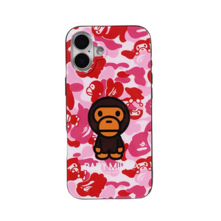 全新 現貨 bape ABC MILO CAMO IPHONE 16 PLUS CASE 粉迷彩手機殼 MagSafe