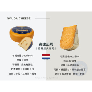 🇳🇱 荷蘭高達起司市集 Grand'Or Gouda cheese 高達起司 | 6、30個月 100g 真空分裝包
