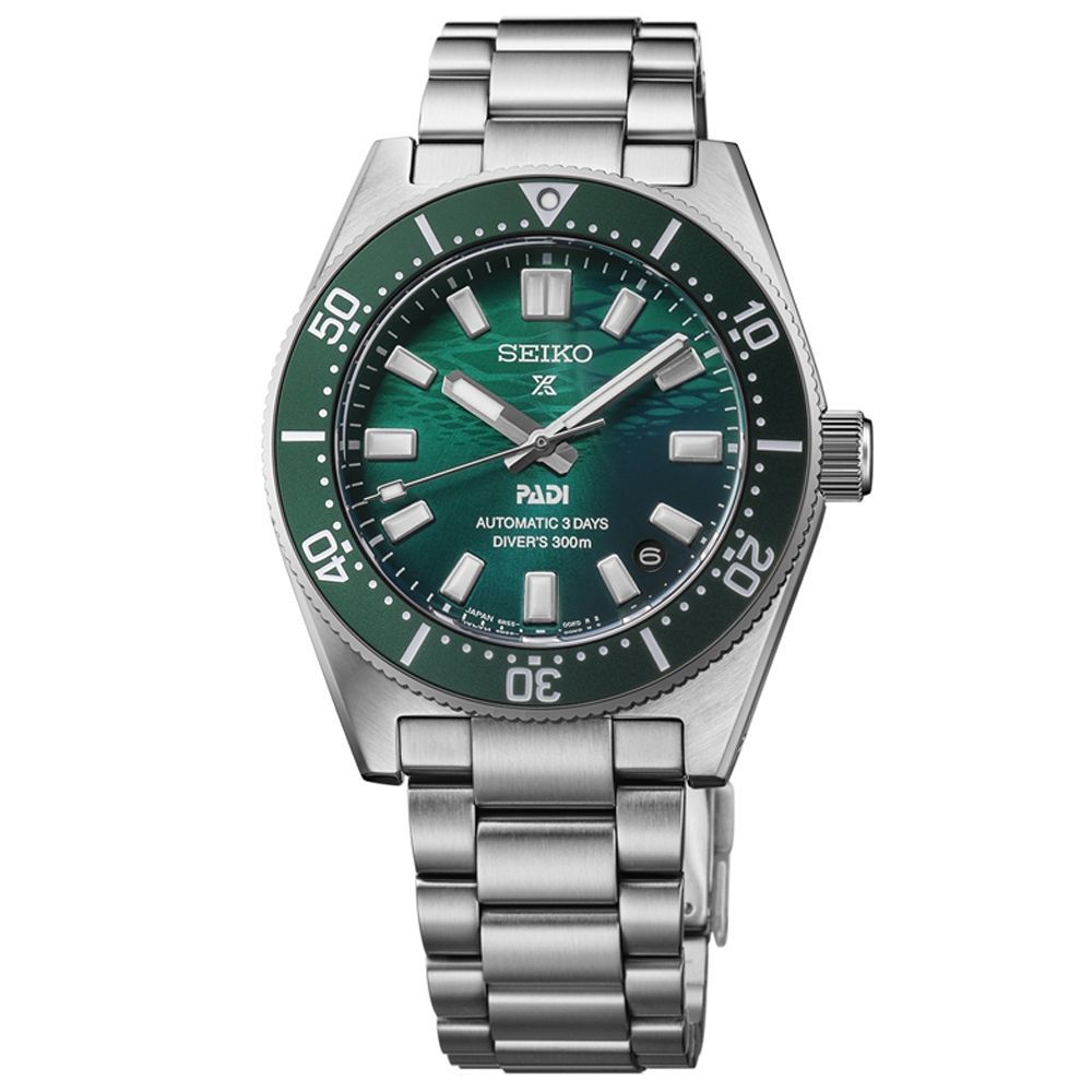 SEIKO精工 黑標 PROSPEX PADI特別款 三日鍊 潛水機械腕錶 6R55-00N0G/SPB501J1