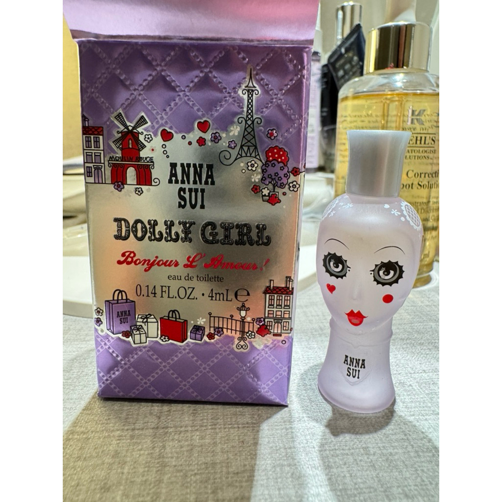 全新絕版ANNA SUI安娜蘇巴黎戀愛洋娃娃4ml