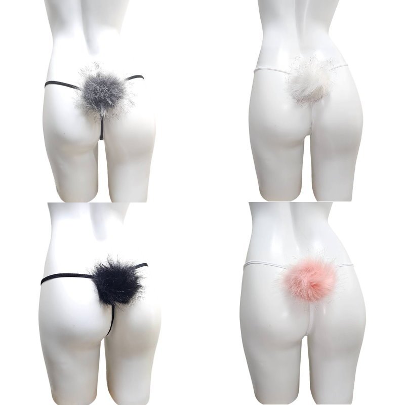 兔子尾巴內褲 性感丁字褲 低腰性感無痕內褲 t褲 火辣性感內褲 兔子尾巴 毛球內褲 可愛小內褲 小褲褲 T133