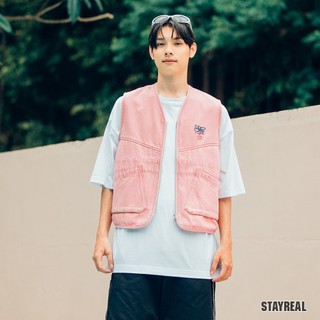 STAYREAL KEEP GOING丹寧背心