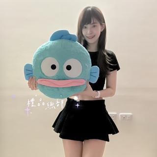 【禮品總部】現貨|實拍 人魚漢頓靠枕 人魚漢頓靠墊 頭型抱枕 三麗鷗 人魚漢頓抱枕 sanrio 人魚漢頓