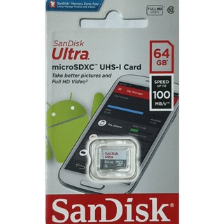 SanDisk 記憶卡 Micro SD UHS-I 64GB C10