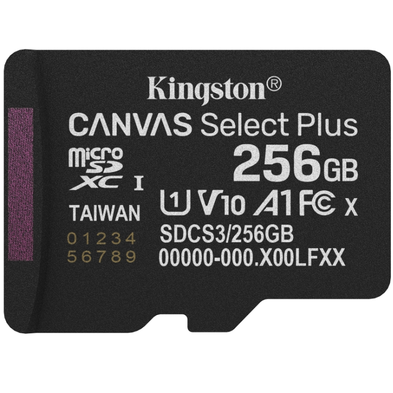 Kingston Canvas Select Plus microSD【 KTCS3 】記憶卡 256GB 代理商公司貨