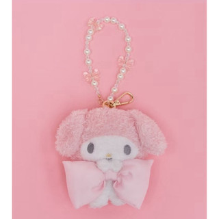 Maison de FLEUR 三麗鷗聯名美樂蒂蝴蝶結造型絨毛玩偶吊飾 全新現貨