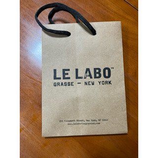 全新現貨牛皮紙袋LE LABO 單瓶酒袋 小牛皮紙袋