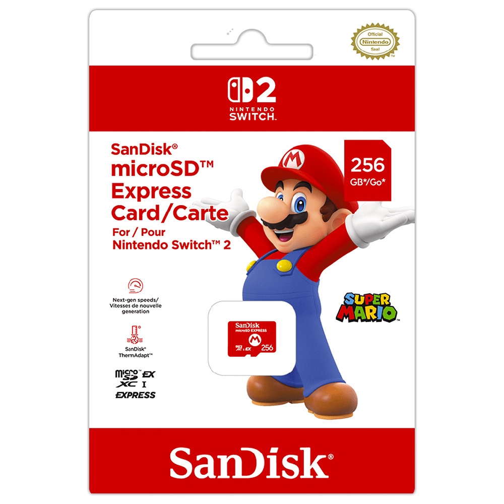 【地下街軟體世界】Nintendo Switch2 SanDisk microSD Express記憶卡 256G