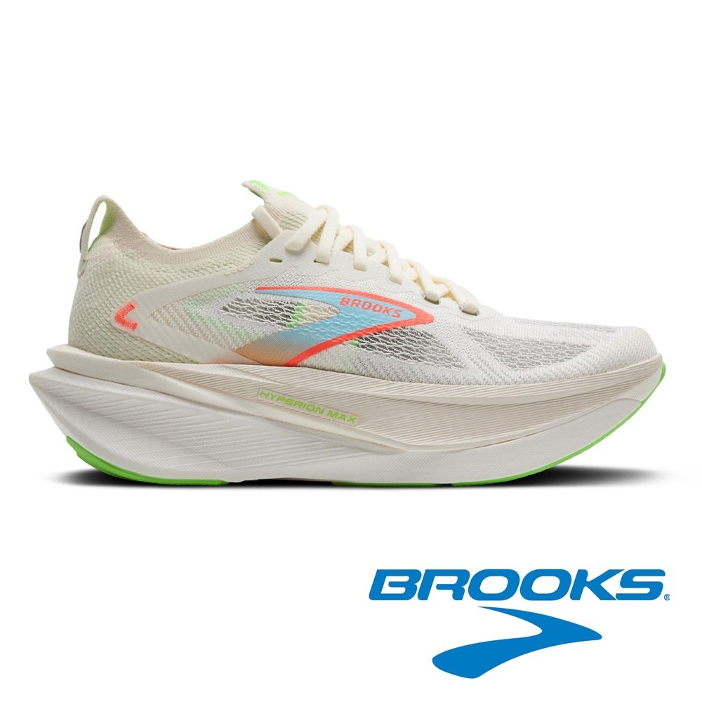 【BROOKS】Hyperion Max 3男加速型避震緩衝運動鞋『白』110467