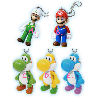 超級瑪利 Super Mario 瑪利歐兄弟 路易吉 耀西 吊飾 鑰匙圈 現貨 愛雅日貨