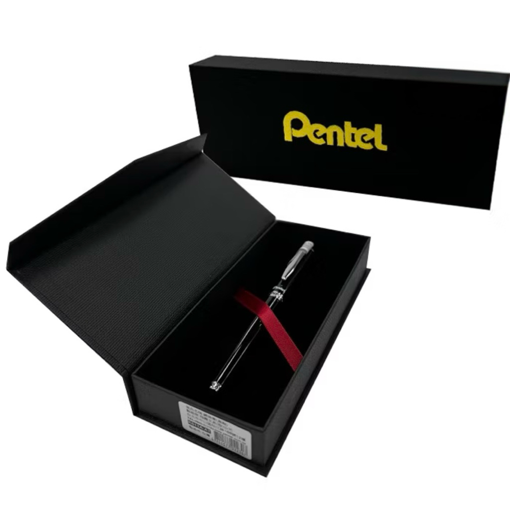 Pentel飛龍 鋼珠筆(黑軸）K611A-AT