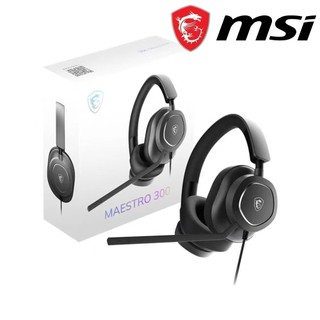 [台灣現貨]MSI 微星 Maestro300 輕量化有線電競耳機 耳罩式耳機 麥克風 含稅 蝦皮代開發票