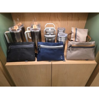 星巴克 DREAM PLAZA 限定 典藏尼龍斜背袋 旅行小背包 護照 貴重物品 手機 出國 隨身包 黑色/藍色/棕色