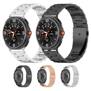 Galaxy Watch 9 8 三珠錶帶 不鏽鋼金屬 腕帶 Samsung 三星 40mm 44mm Classic