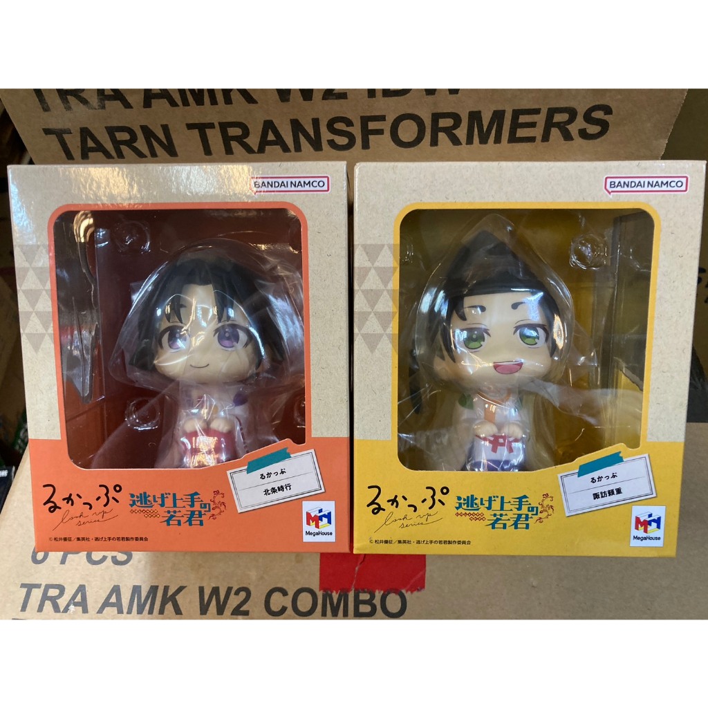 全新現貨 MegaHouse MH LOOK UP Q版抬頭公仔 擅長逃跑的殿下 北條時行 諏訪賴重 套組含特典