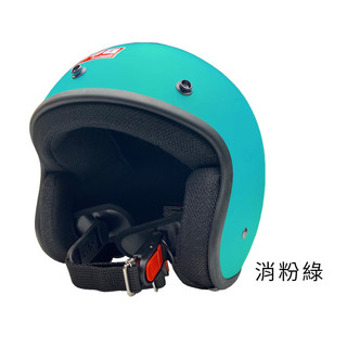 EVO 安全帽 CA-310 素色 復古騎士帽 消粉綠 CA310M 半拆洗 正版授權 復古帽 半罩