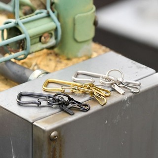 {NERD} 台中益民門市 CIE BRASS KEY FOB CARABINER TYPE黃銅 鑰匙圈 登山扣 造型