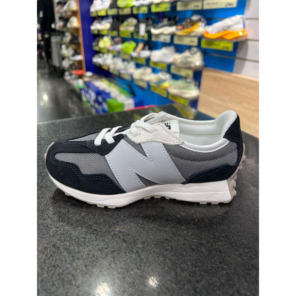 NEW BALANCE 327 中童 運動 休閒鞋 PH327LG 灰黑 免綁帶