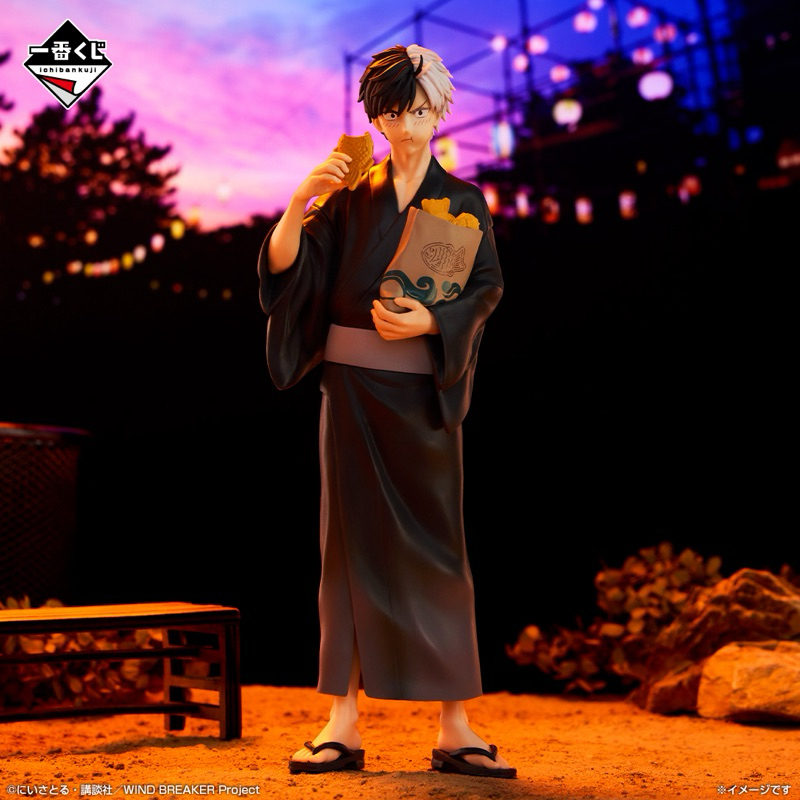 日版 現貨 防風少年 街頭英雄與祭典時刻 一番賞 最後賞 櫻 遥 浴衣造型模型 咀嚼ver. 櫻遙