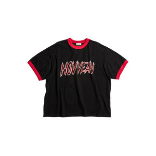 【SOULMATE STUDIO.】NOUVEAU BOXY BLOODY RINGER T-SHIRT