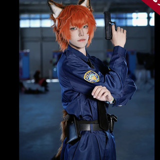 【免運】萬聖節cos服尼克狐狸兔子警官擬人裝迪士尼Cosplay角色扮演套裝 迪士尼裝扮 萬聖節服裝 尼克cos服