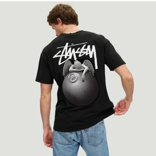 多色可選 Stussy Angel Tee 8球系列 天使黑8雕塑 美式復古T恤 圓領短T 男女同款 Stussy 短袖