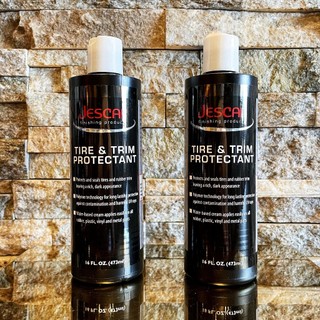 Jescar TIRE & TRIM PROTECTANT 輪胎 黑膠 電鍍 亮光膏 機車 車殼 電子鼓 保養 16oz