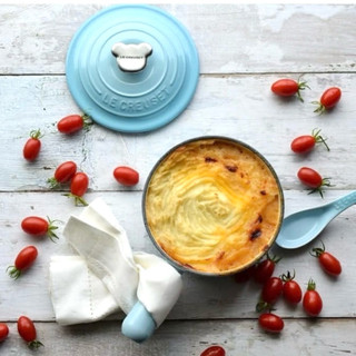Le Creuset 🇫🇷水漾藍 含羞草黃 單柄 醬汁鍋 鑄鐵鍋 16cm 小熊鋼頭