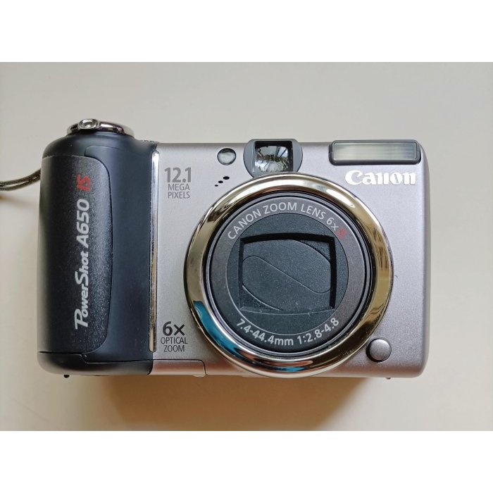 CANON PowerShot A650 IS可翻轉螢幕CCD數位相機/麵包機