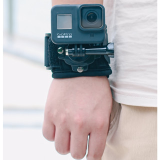 (送螺絲)厚款 手腕帶支架 360度旋轉 攝影機綁帶支架 Gopro SJCAM 運動相機 GP-08