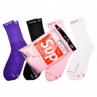Supreme Hanes Crew Socks 襪子 長襪 黑 中筒 滑板 海棉 菜瓜布 POP-UP SPONGE