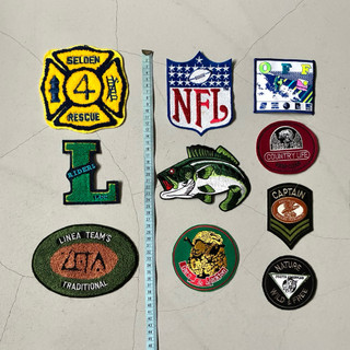 美國老件 America Icon embroidery Patch 機關 企業 動物 電繡布章 貼布 vintage